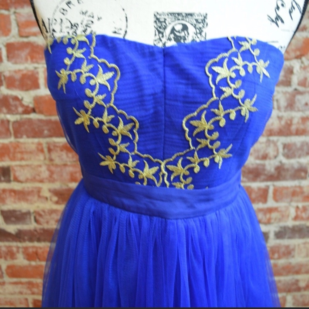 ASOS Fairytale Embroidered Cocktail Formal Dress M